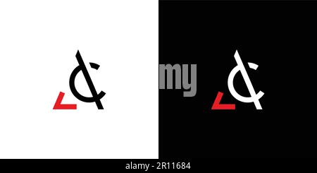 Modern and unique  letter AC initials logo design Stock Vector