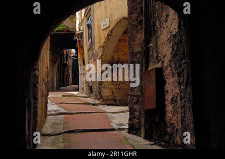 Ventimiglia, Old town, Liguria, Italian Riviera, Imperia Province, Italy Stock Photo