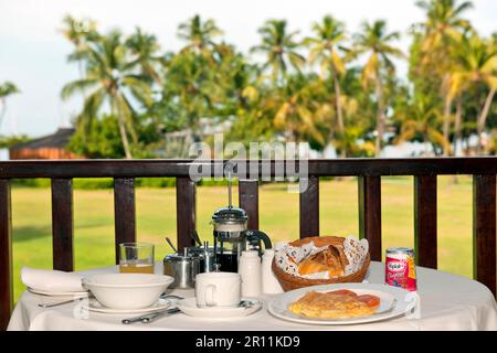 View from hotel balcony, The Calabash Hotel L'Anse aux Epines, St. Georges, Grenada, Caribbean, America Stock Photo
