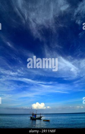 The beautiful beach in Ban Krut, Thailand. Stock Photo