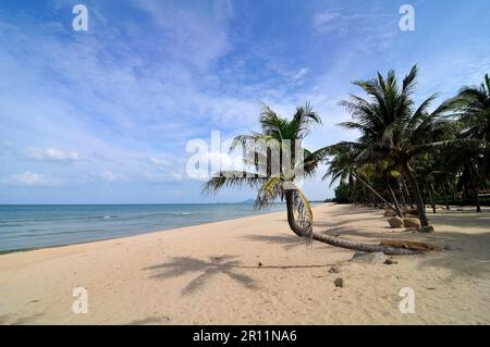 The beautiful beach in Ban Krut, Thailand. Stock Photo