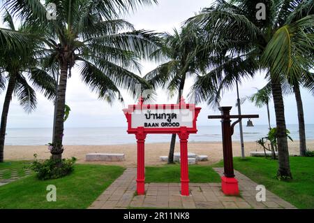 The beautiful beach in Ban Krut, Thailand. Stock Photo