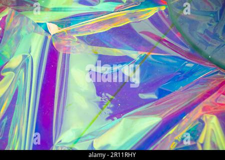 multicolored shiny pearl walls as background Stock Photo