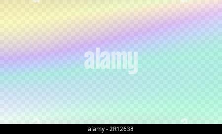 Modern blurred gradient background in trendy retro 90s, 00s style. Y2K  aesthetic. Rainbow light prism effect. Hologram reflection. Poster template  for Stock Vector Image & Art - Alamy