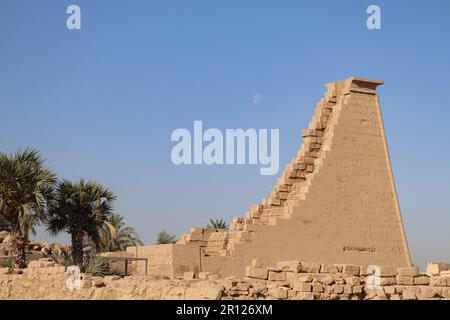 Karnak temple in Luxor, Egypt (ancient egyptian temple) Stock Photo