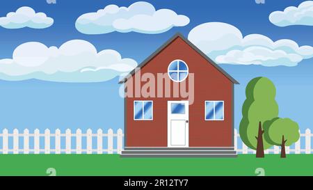 Vector illustration house , image vectorielle Stock Vector