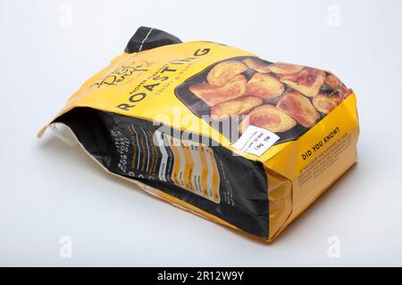 1.5kg of Harry and Percys Roasting Potatoes Stock Photo