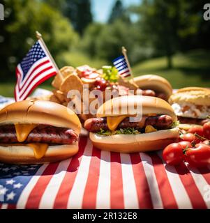 Hot Dogs vs. Hamburgers—Which Are More Popular on the 4th of July in Your  State?