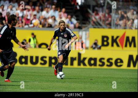 Anatoliy Timoshchuk Aktion Fußball Bundesliga FSV Mainz 05 - FC Bayern München 2:1. 22.8.2009. Stock Photo