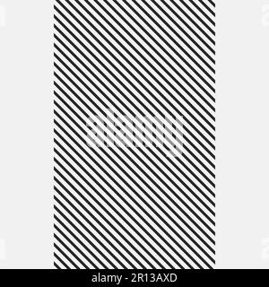 Modern black and white striped banner with slanted lines. Monochrome geometric pattern of diagonal lines. Black stripes slanted at 45 degree angle. Sp Stock Vector