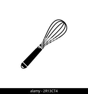 Balloon Whisk Icon Vector For Mixing and Whisking Or Cooking Illustration For Apps And Websites. For Cake Dough Mixing Icon. Stock Vector