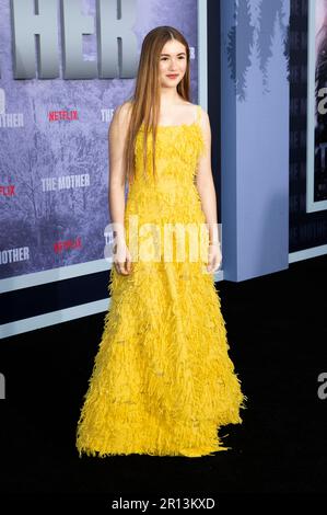 Los Angeles, USA. 10th May, 2023. Lucy Paez bei der Premiere des Netflix Streamingfilms 'The Mother' im Westwood Regency Village Theater. Los Angeles, 10.05.2023 Credit: Geisler-Fotopress GmbH/Alamy Live News Stock Photo