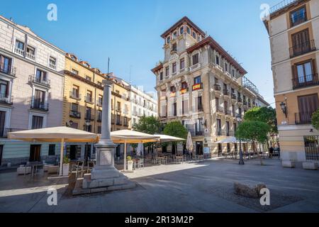Plaza de Ramales Square - Madrid, Spain Stock Photo