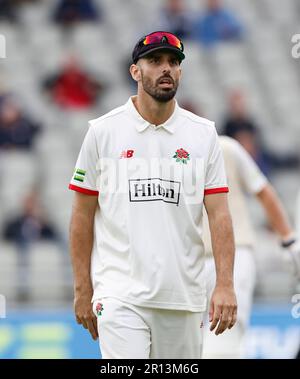 Old Trafford, Manchester, England: 11th May 2023;  Division 1 County Championship Cricket, Lancashire versus Somerset Day 1; New Zealand international Daryl Mitchell making his Lancashire debut, having arrived in the UK on Tuesday, following the conclusion of New Zealand's tour of Pakistan. He will remain with Lancashire until mid-July, a spell that includes County Championship matches against Hampshire, Surrey and Essex, in addition to the entirety of the Vitality Blast. Stock Photo