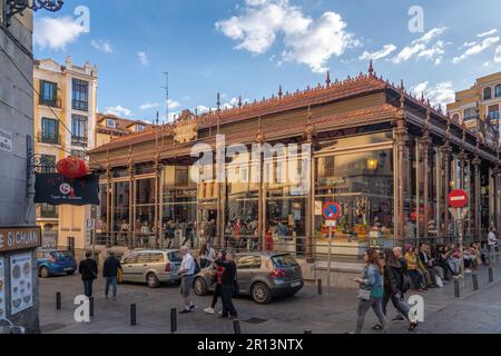 San Miguel Market (Mercado de San Miguel) - Madrid, Spain Stock Photo