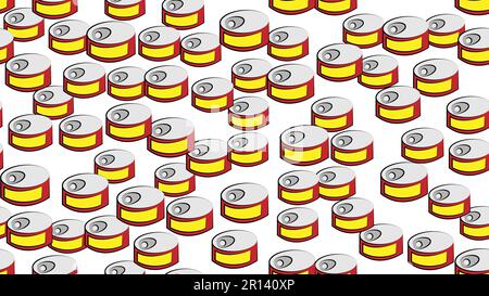 Pet Food Supplies Seamless Pattern. Stock Vector