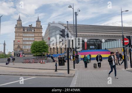 Liverpool Lime Street railway station on the 11th May 2023 in Liverpool, England. Credit: SMP News / Alamy Live News Stock Photo