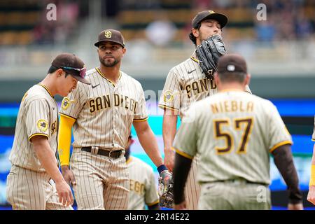 This is a 2023 photo of Ruben Niebla of the San Diego Padres