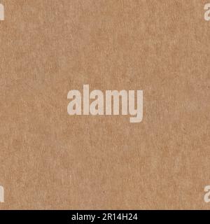 Brown kraft paper, seamless tileable texture Stock Photo