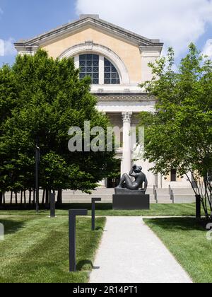 Saint Louis Art Museum addition designed by David Chipperfield Stock Photo