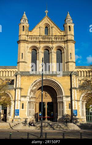 St Anne’s Cathedral, also known as Belfast Cathedral, located on Donegall Street in the Cathedral Quarter, Belfast, Northern Ireland, UK Stock Photo