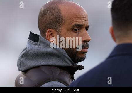 London Stadium, London, UK. 11th May, 2023. Europa Conference League Football, Semi Final First Leg, West Ham United versus AZ Alkmaar; AZ Alkmaar Manager Pascal Jansen Credit: Action Plus Sports/Alamy Live News Stock Photo