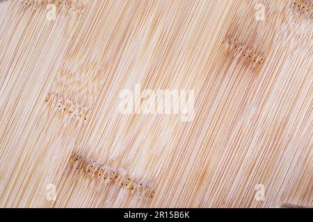 bamboo cutting board background texture detail Stock Photo