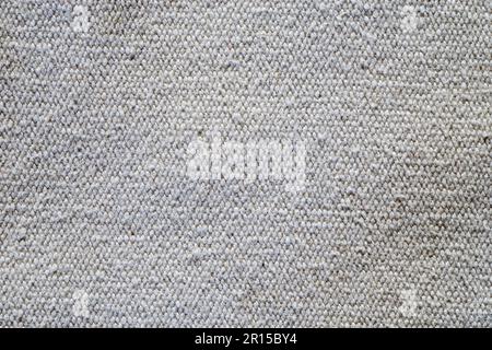 coarse white canvas cloth background detail Stock Photo