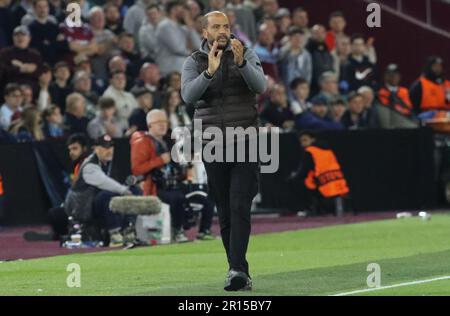 AZ Alkmaar Manager Pascal Jansen during the Europa Conference League Semi Final 1st leg between West Ham United and AZ Alkmaar at the London Stadium, Stratford on Thursday 11th May 2023. (Photo: Michael Driver | MI News) Credit: MI News & Sport /Alamy Live News Stock Photo