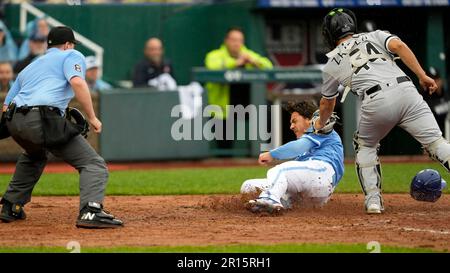 Kansas City Royals' Nick Pratto hits against the Tampa Bay Rays during a  baseball game Sunday, July 24, 2022, in Kansas City, Mo. (AP Photo/Ed Zurga  Stock Photo - Alamy