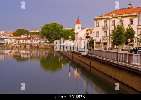 Nabao River, Tomar, Santarem District, Ribatejo, Portugal Stock Photo