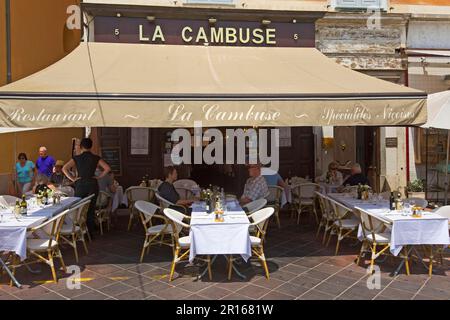 Place Charles, Old Town of Nice, Cote d'Azur, Alpes-Maritimes, Provence-Alpes-Cote d'Azur, France Stock Photo