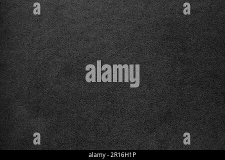 black paper texture, gloomy page as background Stock Photo