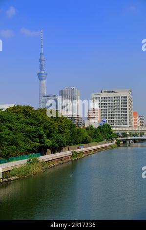 yokojikkengawa-river-and-tokyo