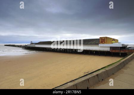 The Pier at Walton on the Naze town, Tendring district, Essex, England, UK Stock Photo