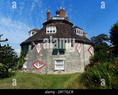 England, Devon, Exmouth:  A La Ronde, a dwelling of unusual circular design (National Trust). Stock Photo