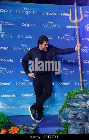 Mexico City, Mexico. 11th May, 2023. Actor Javier Bardem attends the red carpet of The little Mermaid film premiere at Toreo Parque Central. on May 11, 2023 in Mexico City, Mexico. (Credit Image: © Jaime/eyepix via ZUMA Press Wire) EDITORIAL USAGE ONLY! Not for Commercial USAGE! Stock Photo