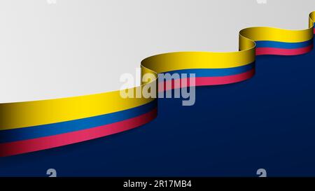 Colombia ribbon flag background. Element of impact for the use you want ...