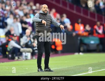 London, UK. 11th May 2023. Pascal Jansen manager of AZ Alkmaar  during West Ham United v AZ Alkmaar football match, UEFA  Europa Conference League, London, London, UK. Credit : Michael Zemanek Credit: Michael Zemanek/Alamy Live News Stock Photo