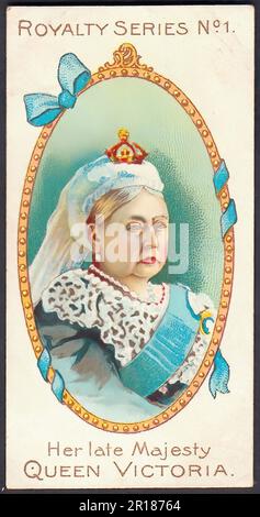 Queen Victoria - Vintage Cigarette Card 03 Stock Photo
