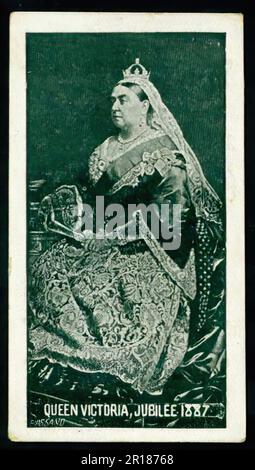 Queen Victoria - Vintage Cigarette Card 04 Stock Photo