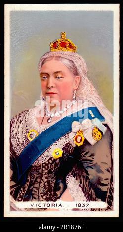 Queen Victoria - Vintage Cigarette Card 01 Stock Photo