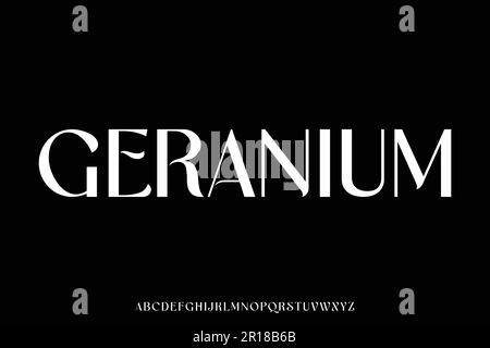 Beautiful curved display font vector Stock Vector