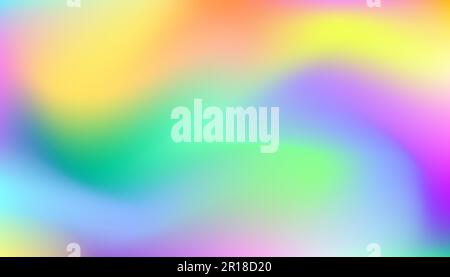 Rainbow holographic festive abstract background. Rainbow gradient. Vector illustration. Stock Vector