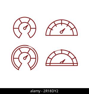 Cit score outline icon. Simple linear element illustration. Isolated line Cit score icon on white background. Thin stroke sign can be used for web, mo Stock Vector