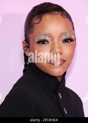 Hollywood, United States. 11th May, 2023. HOLLYWOOD, LOS ANGELES, CALIFORNIA, USA - MAY 11: Regan Aliyah arrives at the Los Angeles Premiere Event Of Netflix's 'XO, Kitty' Season 1 held at the Netflix Tudum Theater on May 11, 2023 in Hollywood, Los Angeles, California, United States. (Photo by Xavier Collin/Image Press Agency) Credit: Image Press Agency/Alamy Live News Stock Photo