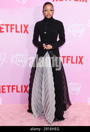 Hollywood, United States. 11th May, 2023. HOLLYWOOD, LOS ANGELES, CALIFORNIA, USA - MAY 11: Regan Aliyah arrives at the Los Angeles Premiere Event Of Netflix's 'XO, Kitty' Season 1 held at the Netflix Tudum Theater on May 11, 2023 in Hollywood, Los Angeles, California, United States. (Photo by Xavier Collin/Image Press Agency) Credit: Image Press Agency/Alamy Live News Stock Photo