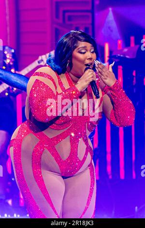American singer and grammy winner Lizzo performs live at Mediolanum Forum  in Milano, Italy, on March 2 2023 Stock Photo - Alamy
