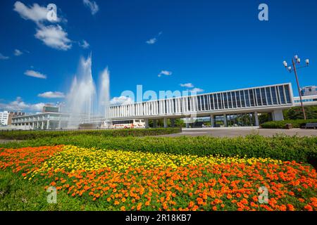 Atomic Bomb Museum in Peace Park Stock Photo