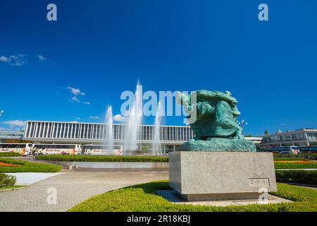 Atomic Bomb Museum in Peace Park Stock Photo